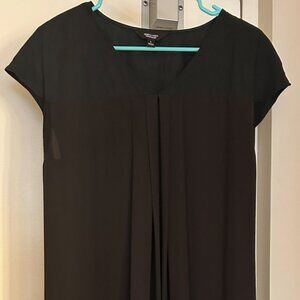 Vera Wang black dress with tie (around waist)